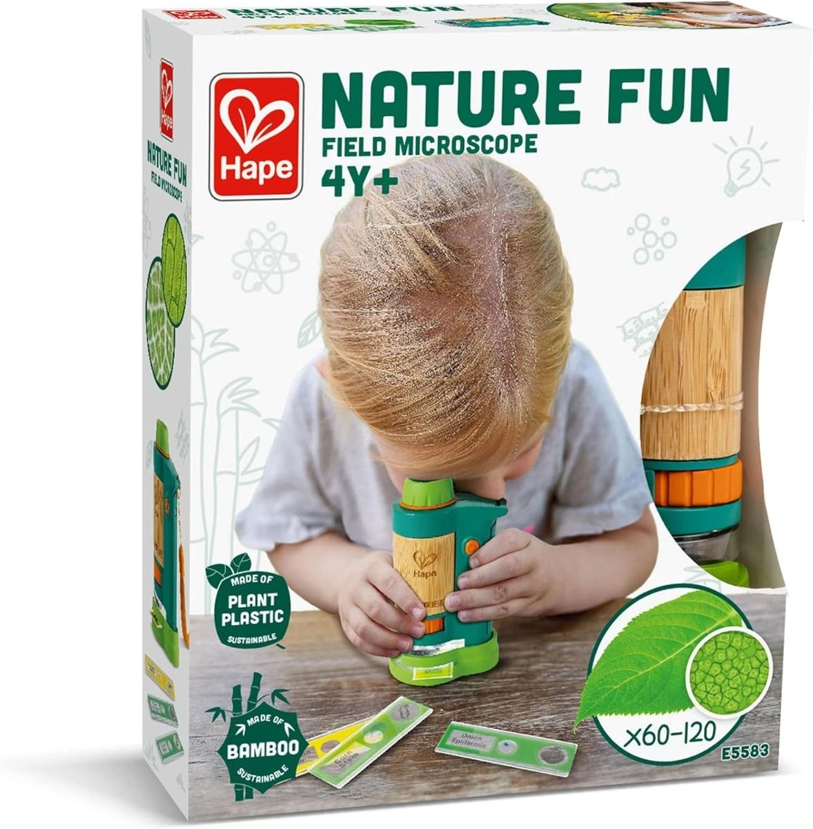 Nature Fun Bamboo Field Microscope - 8+