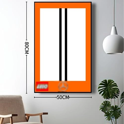 Display Wallboard - 50 x 3.5 x 80 cm for LEGO 42177 Mercedes-Benz G-Class Customizable