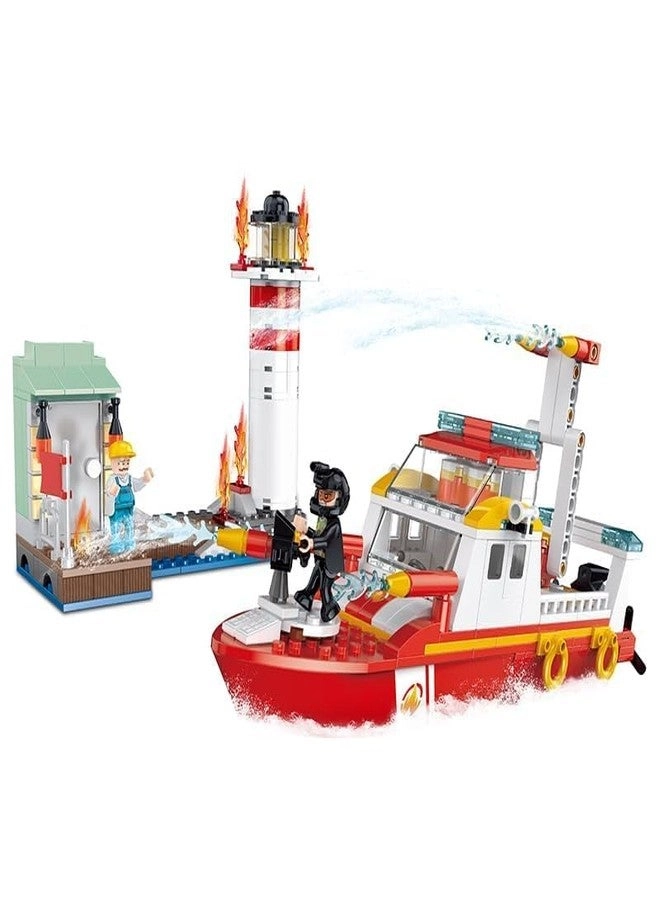 SRCTOY Building Block Fire Rescue Set - 411 pcs