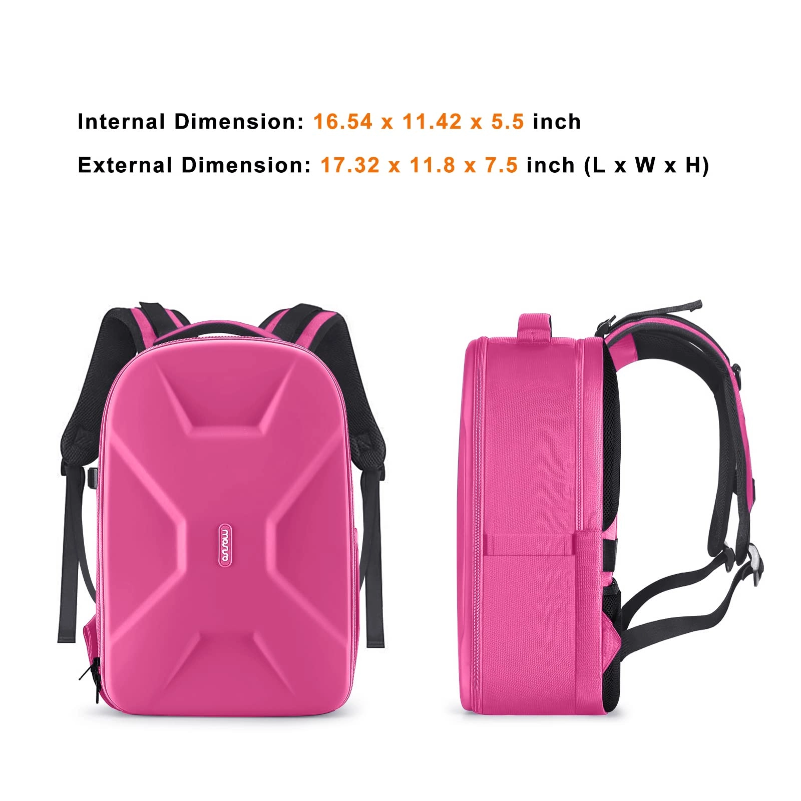 Mocamhsbg - 7.5"D x 11.8"W x 7.5"H Compatible with Canon/Nikon/Sony Hard Shell