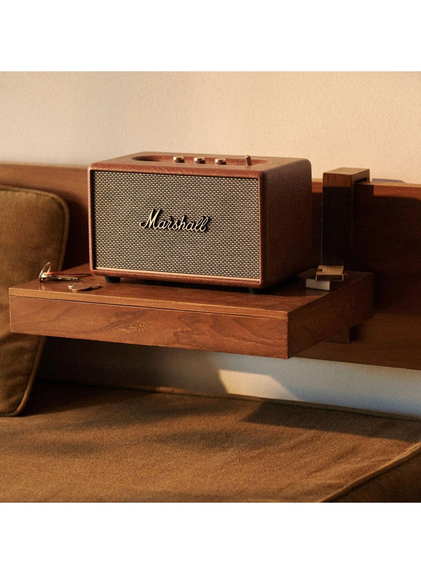 Acton III - Bluetooth 5.2 Wired Connectivity Brown