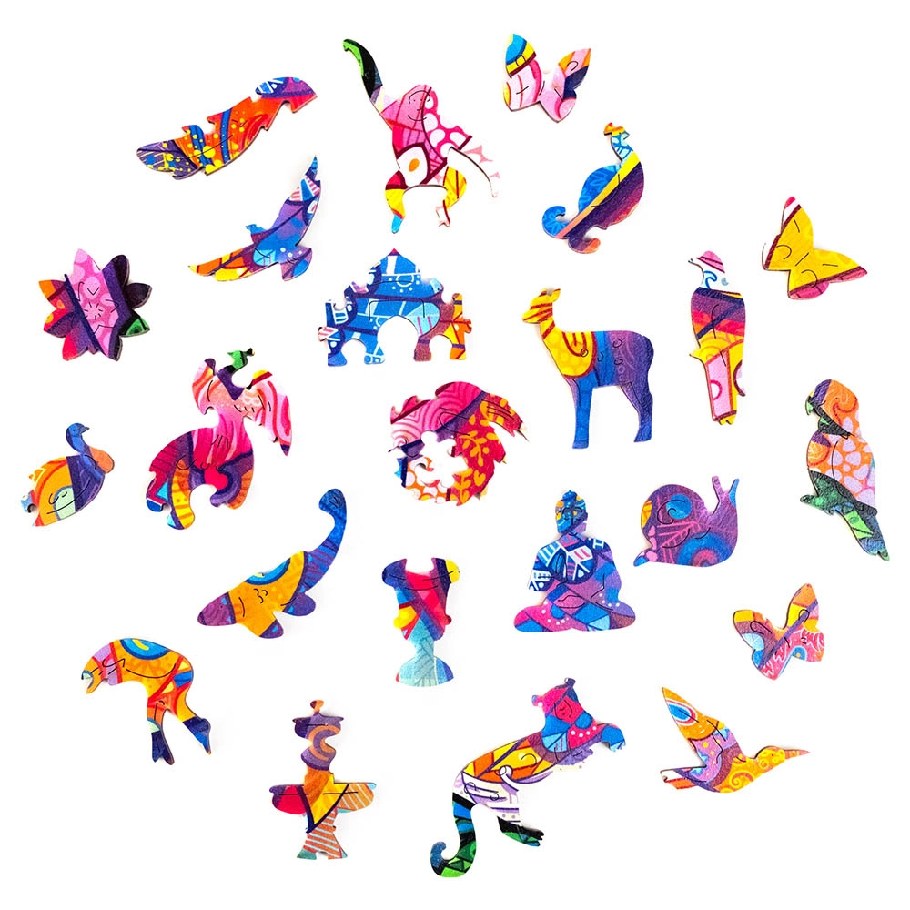 Fairy Bird Wooden Puzzle (4107390-BIRD_M) - 198 pcs