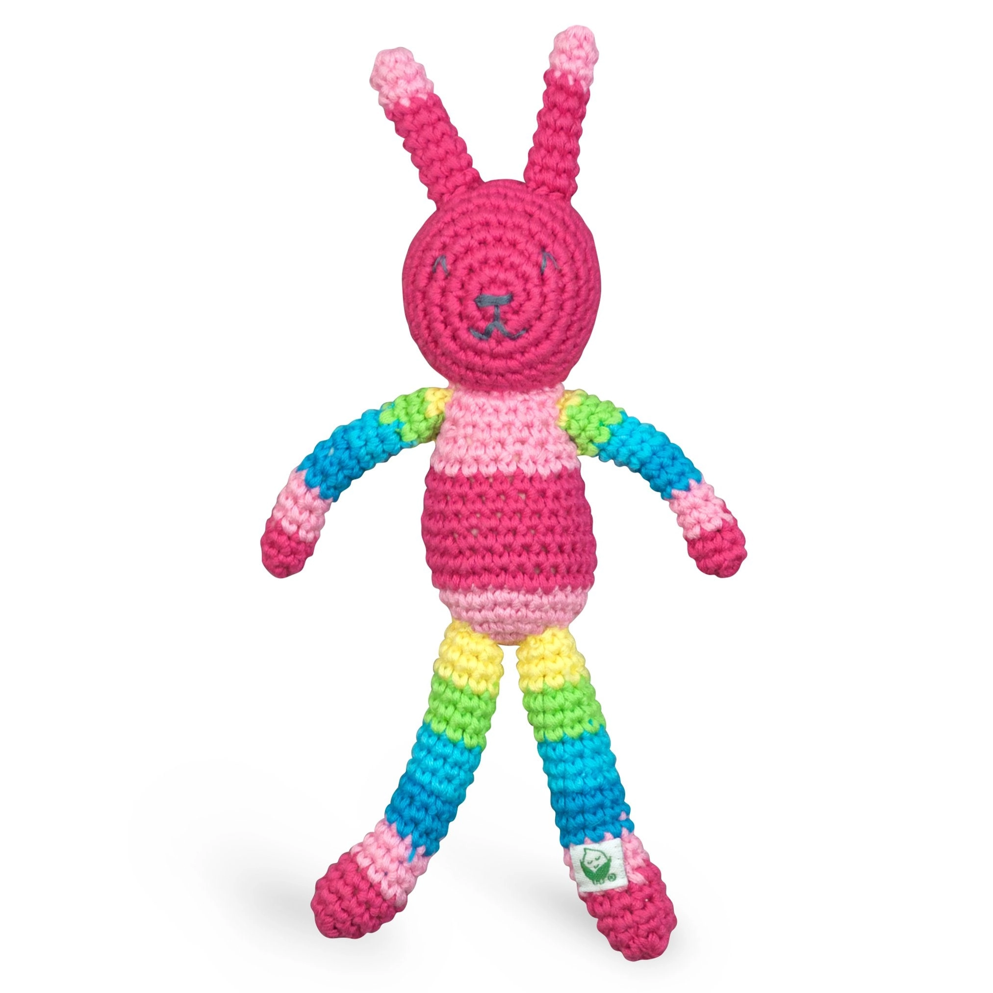 MZA STORES Animal Friend Rattle - organic cotton