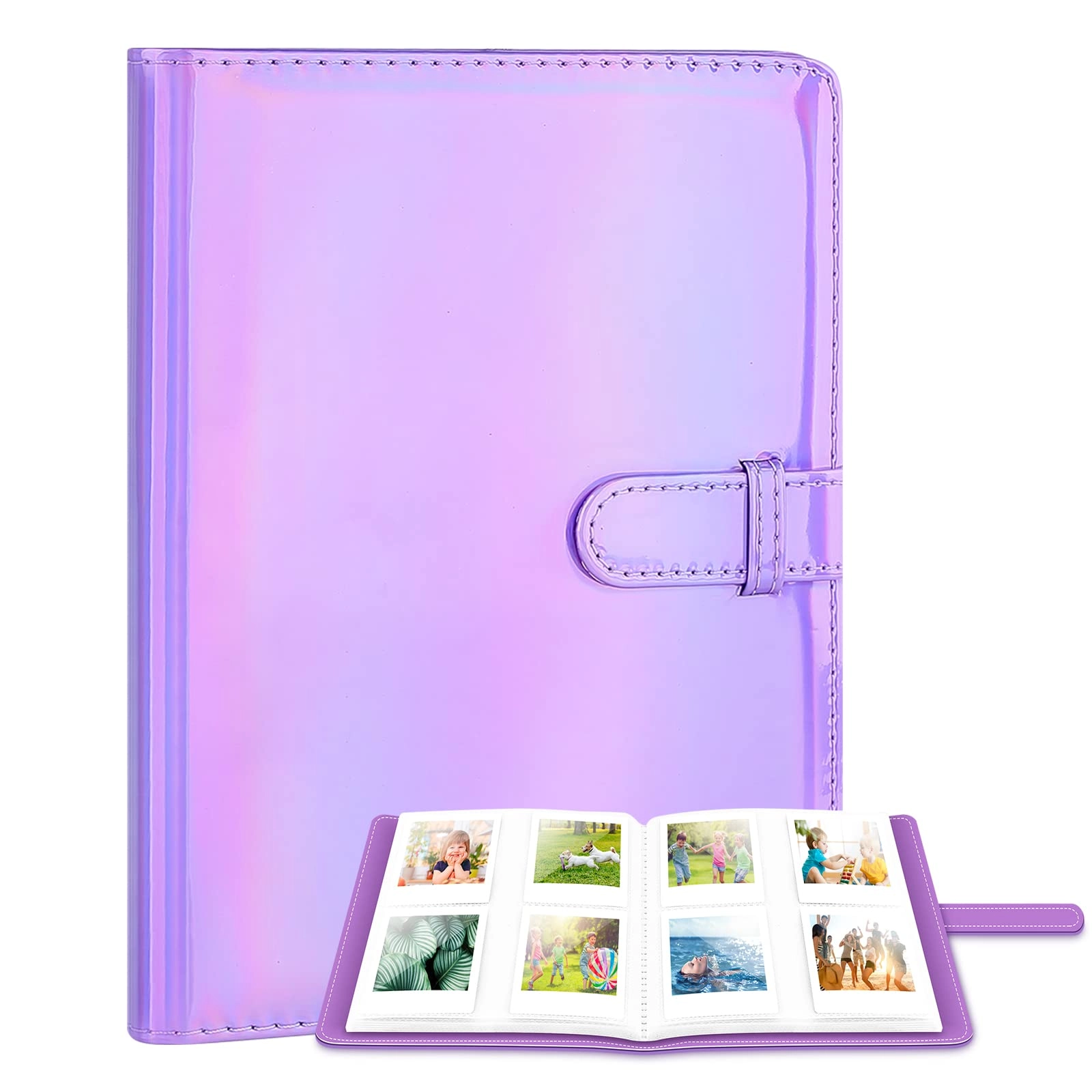Ablus 2x3" 128 Pockets PU Leather Photo Album