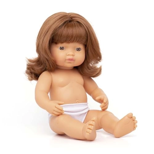 Educational Anatomically Correct Baby Doll - 15" Caucasian Red Hair