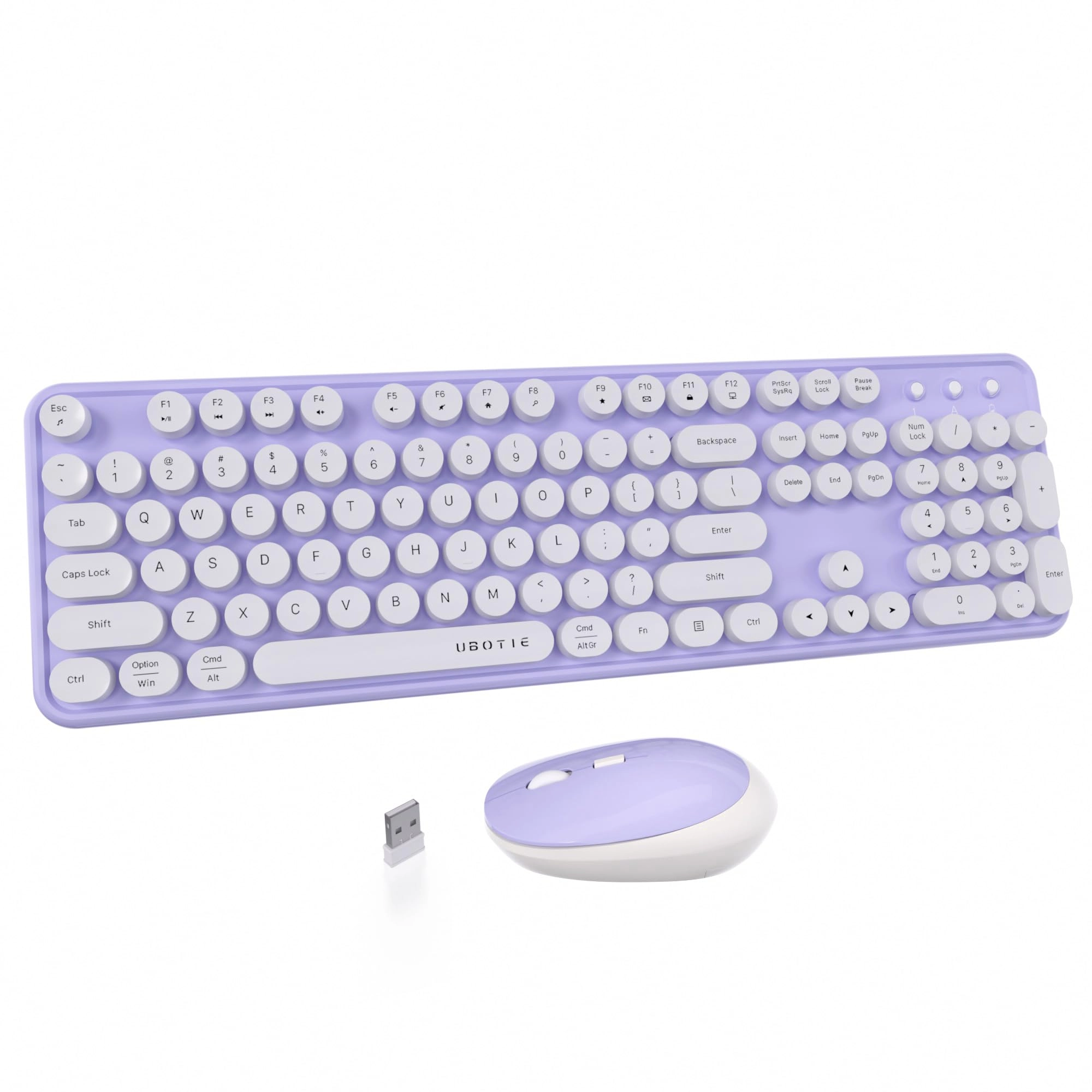 Colorful Computer Wireless Keyboard Mouse Combos - Wired/Wireless
