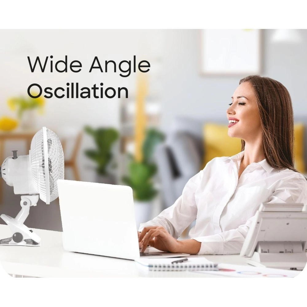 3-In-1 Portable Clip Fan - Desk Clip Wall 20 cm