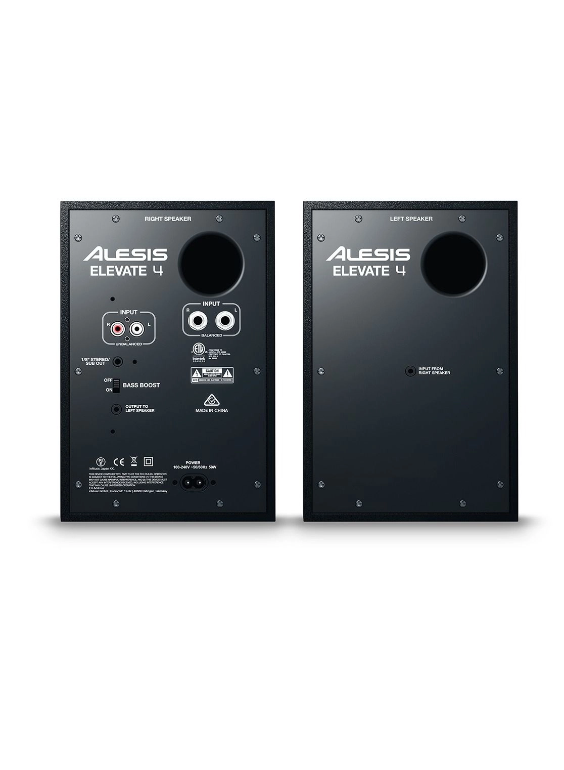 Elevate 4 - Powered PAIR 4-inch woofer 1-inch tweeter