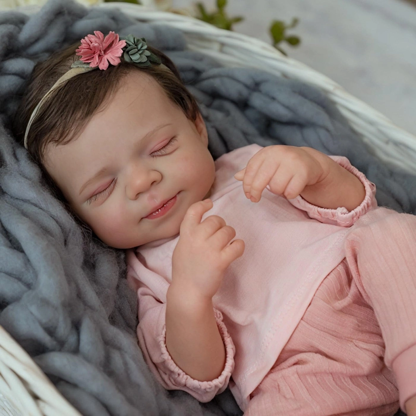 Reborn Baby Doll - 18 inches Vinyl Baby Girl Ages 3+