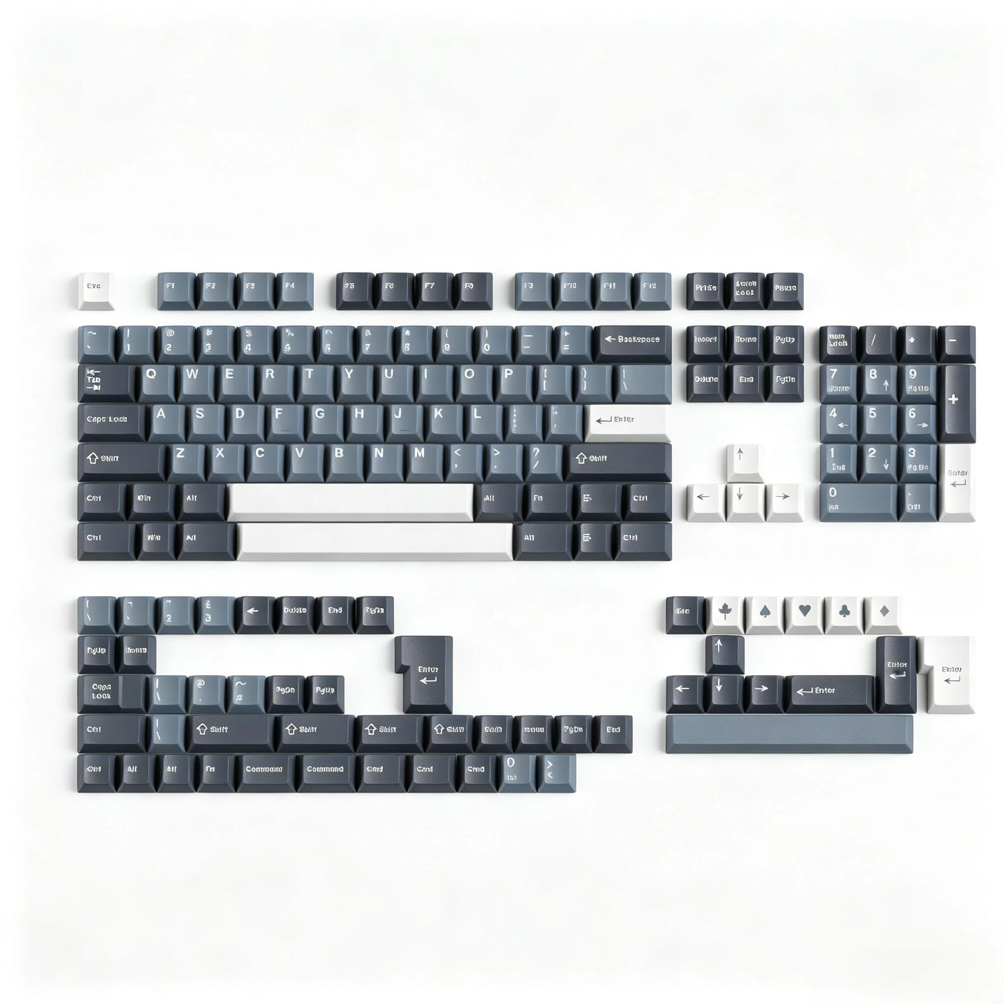 iRoboosta Cherry Profile Side Printed PBT Keycaps - US layout USB