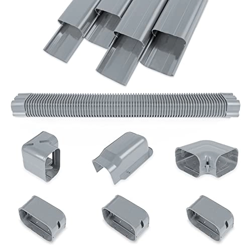 Line cover set - 4" 16.5Ft PVC