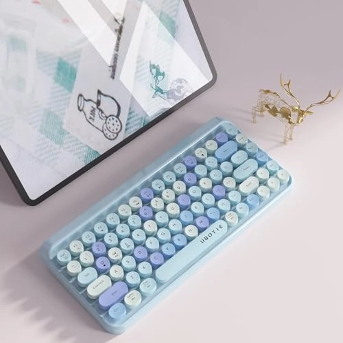 Portable Bluetooth Computer Keyboard - QWERTY Wireless