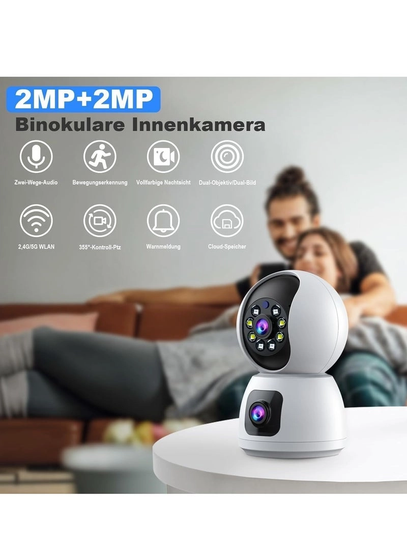 Dual-Lens Indoor Camera 4MP