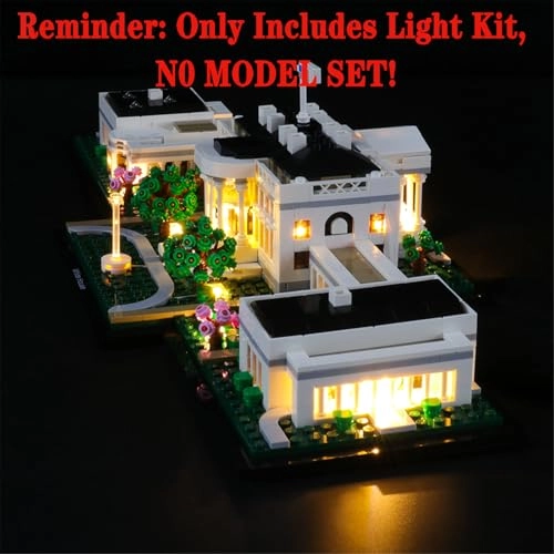 LED Light Set - Compatible with 21054 White Architecture