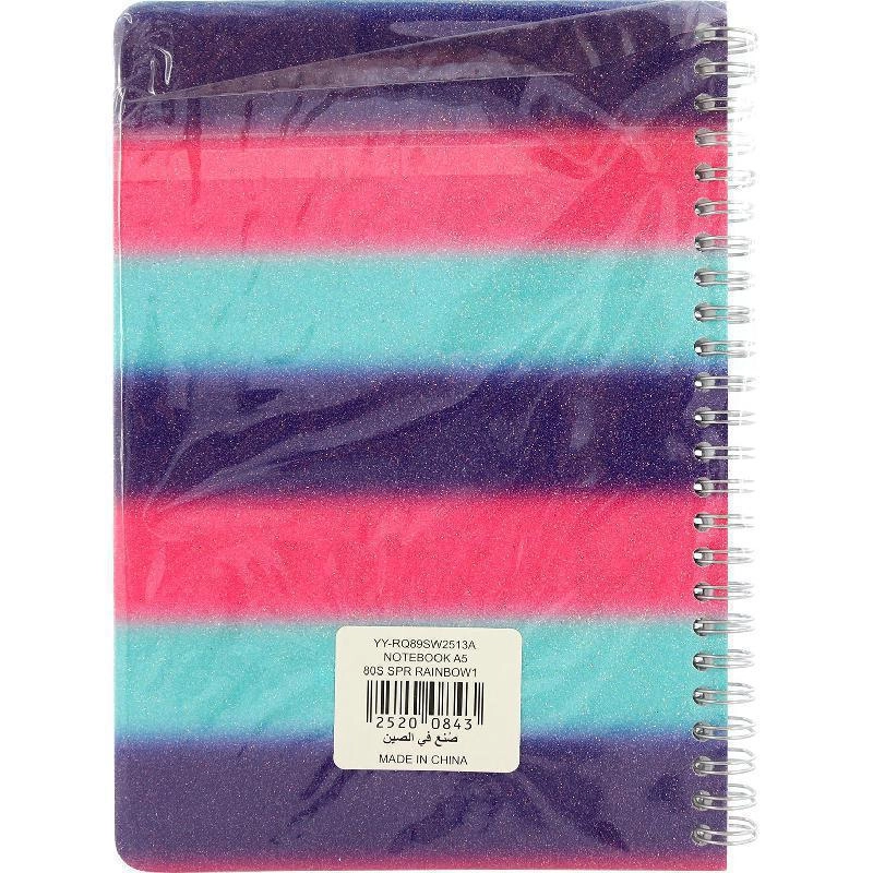 Notebook 19 X 26 cm Spiral - Grid 100 Sheets