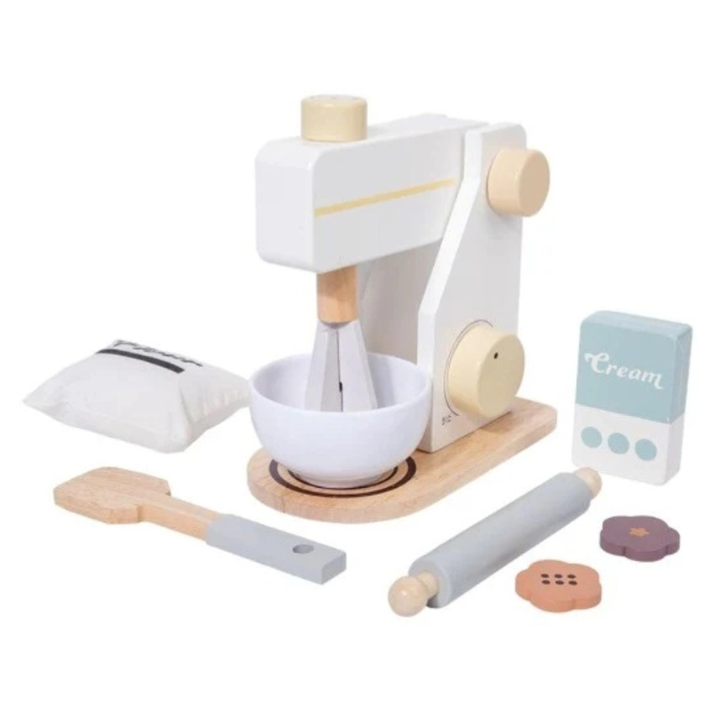 Little Angel Kids Wooden Mixer Playset (5551007-TC8157)