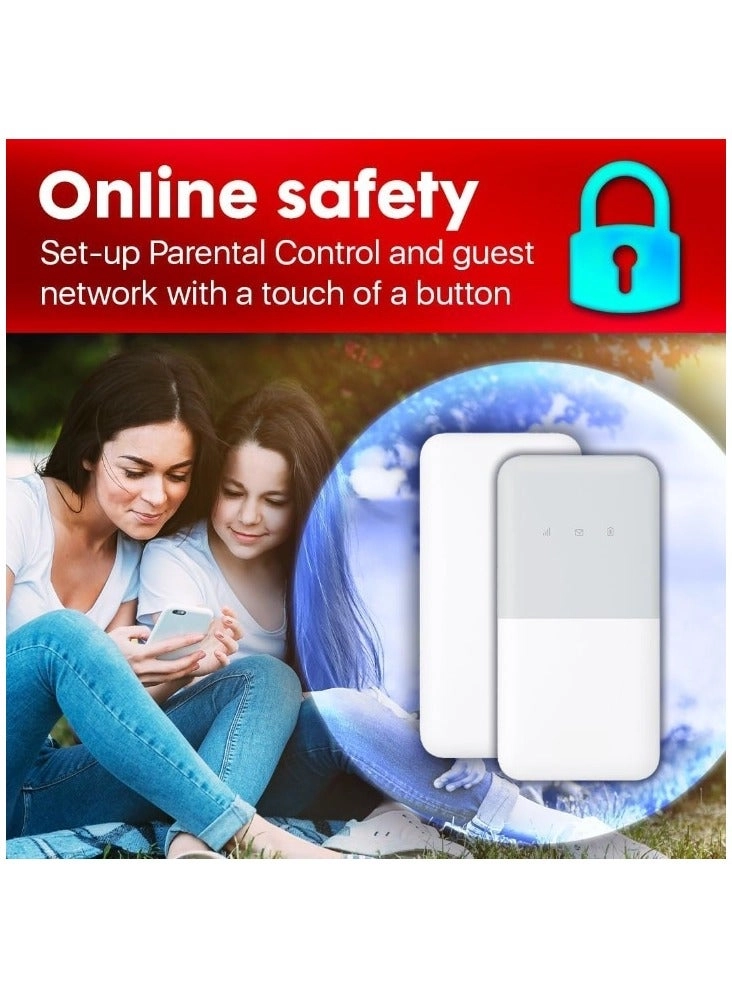 Mobile WiFi 5 - 4G 802.11b, 802.11g, 802.11n 195 Mbps