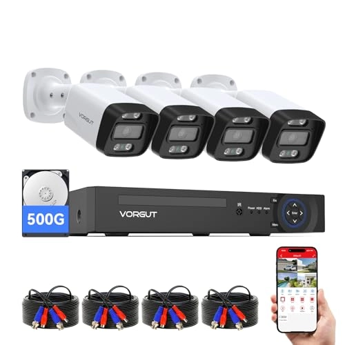 A6804-54BU-Black - 4pcs 4CH 5MP