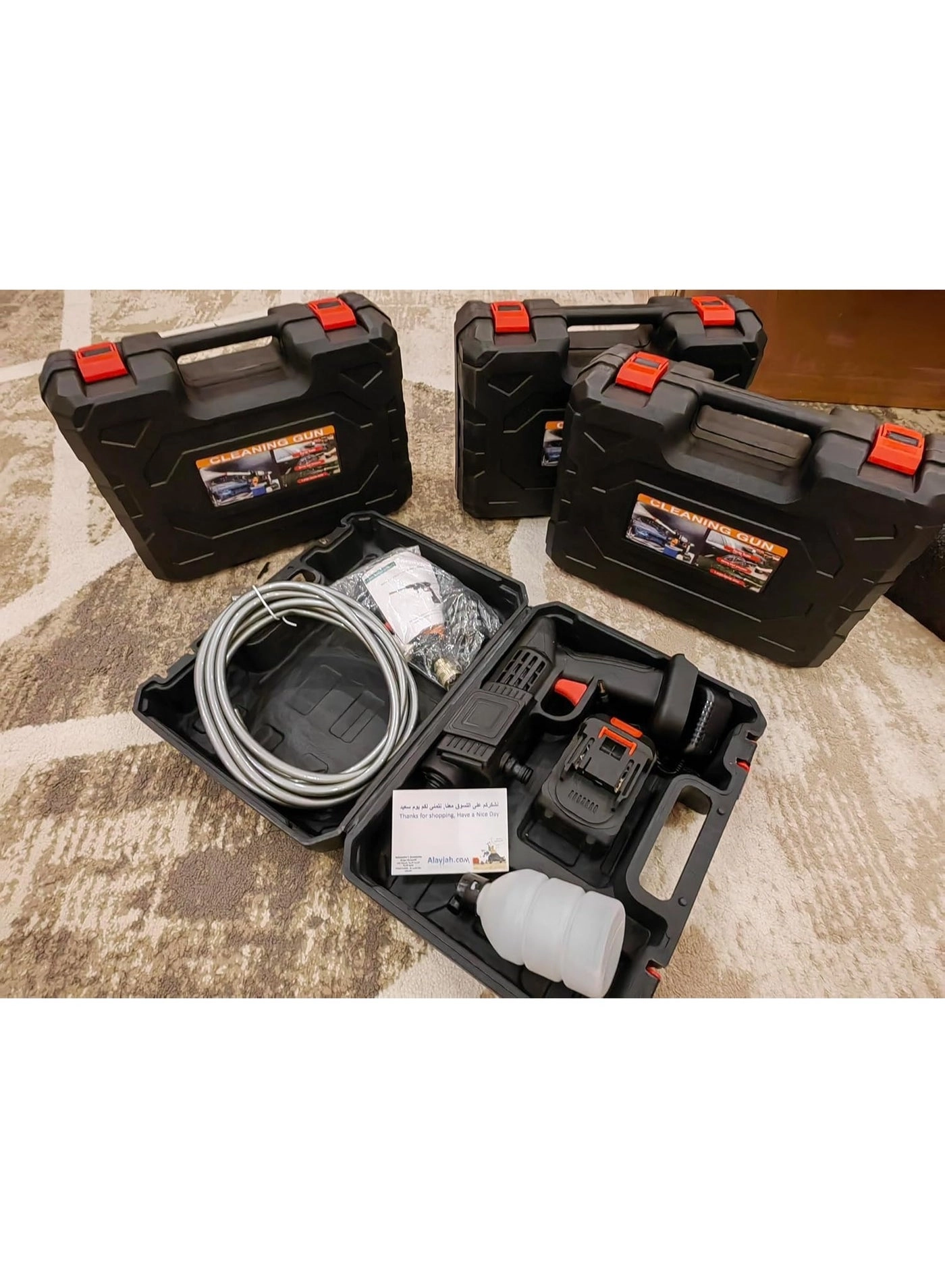 Rechargeable Washing Gun - 21V 5M Hose 1200mAh