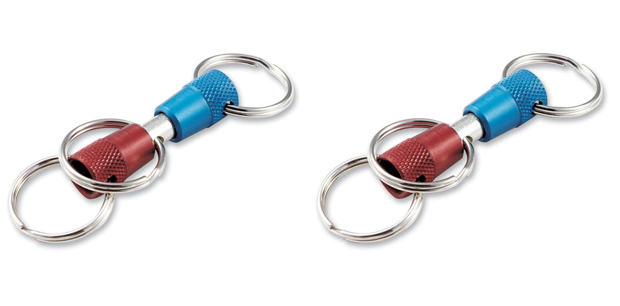 lucky line 3-Way Pull Apart Keychain - Blue and Red 2-Pack