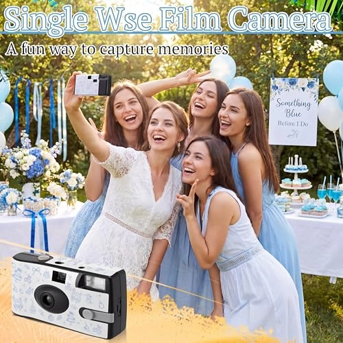 KQ1839 - 35 mm single use film camera with flash Pack