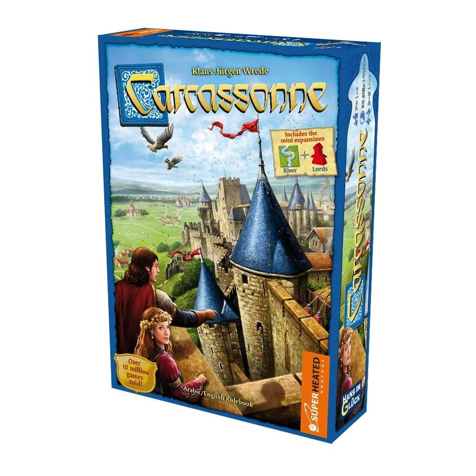 SuperHeated Neurons Carcassonne: Official Version - River and Lord Mini-Expansions (English, Arabic)