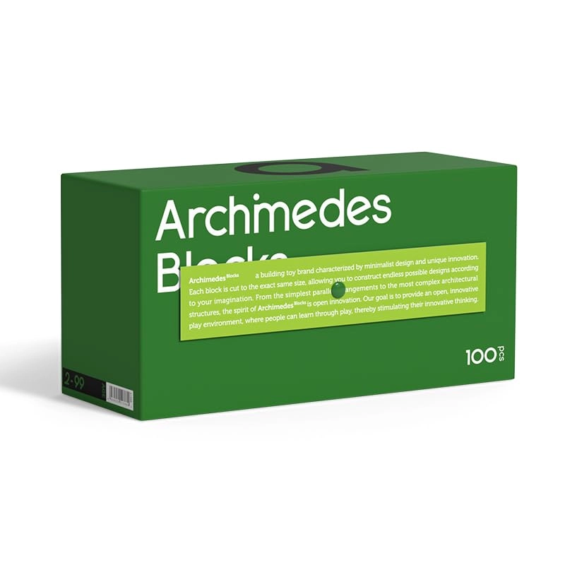 Archimedes Blocks - Natural Pine Wood No Glue