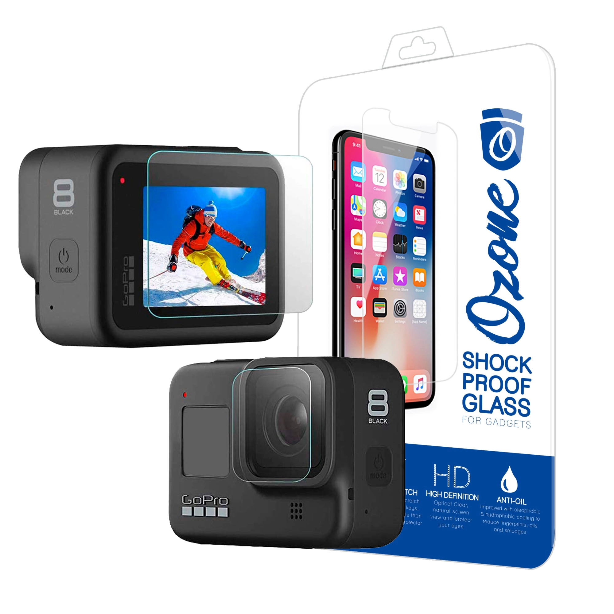 Ozone GoPro Hero 8 Screen Protector