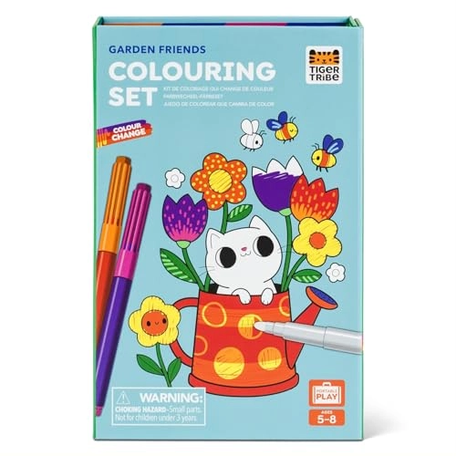 Tiger Tribe Color Change Coloring Set - 6 colored markers