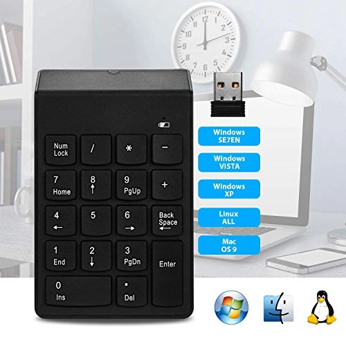 Wireless Numeric Keypad - 2.4Ghz 18Keys