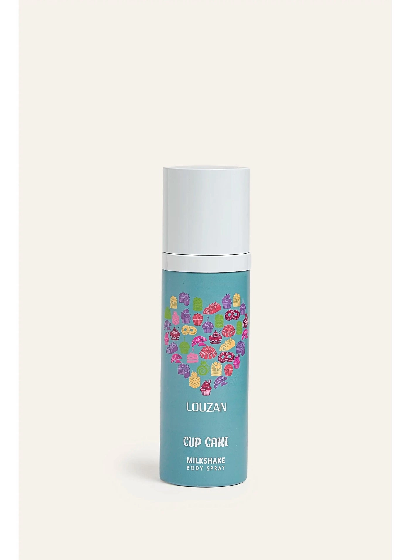 LOUZAN Cup Cake Milkshake Body Spray - 100ml Sweet Musk, Orange Blossom & Vanilla Gourmand Fragrance