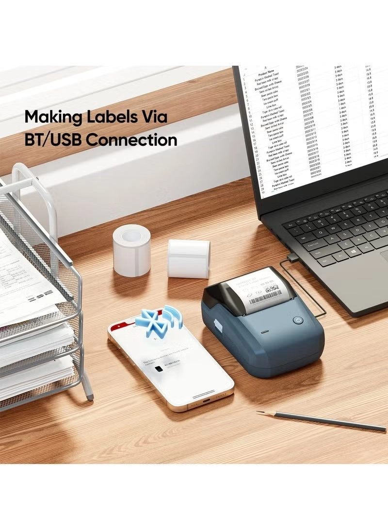 B1 - Label Maker 50*30mm Labels Space Blue