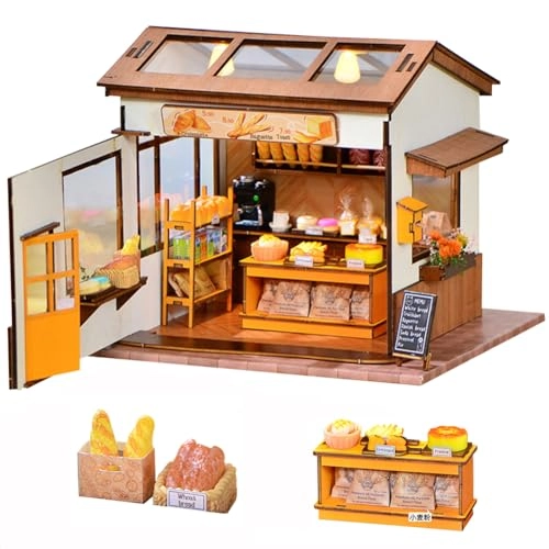 Miniature Wooden Dollhouse Furniture Kit - Creative Room 1:24