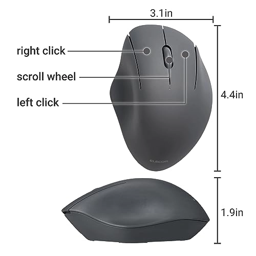 SHELLPA Ergonomic Mouse - Wireless