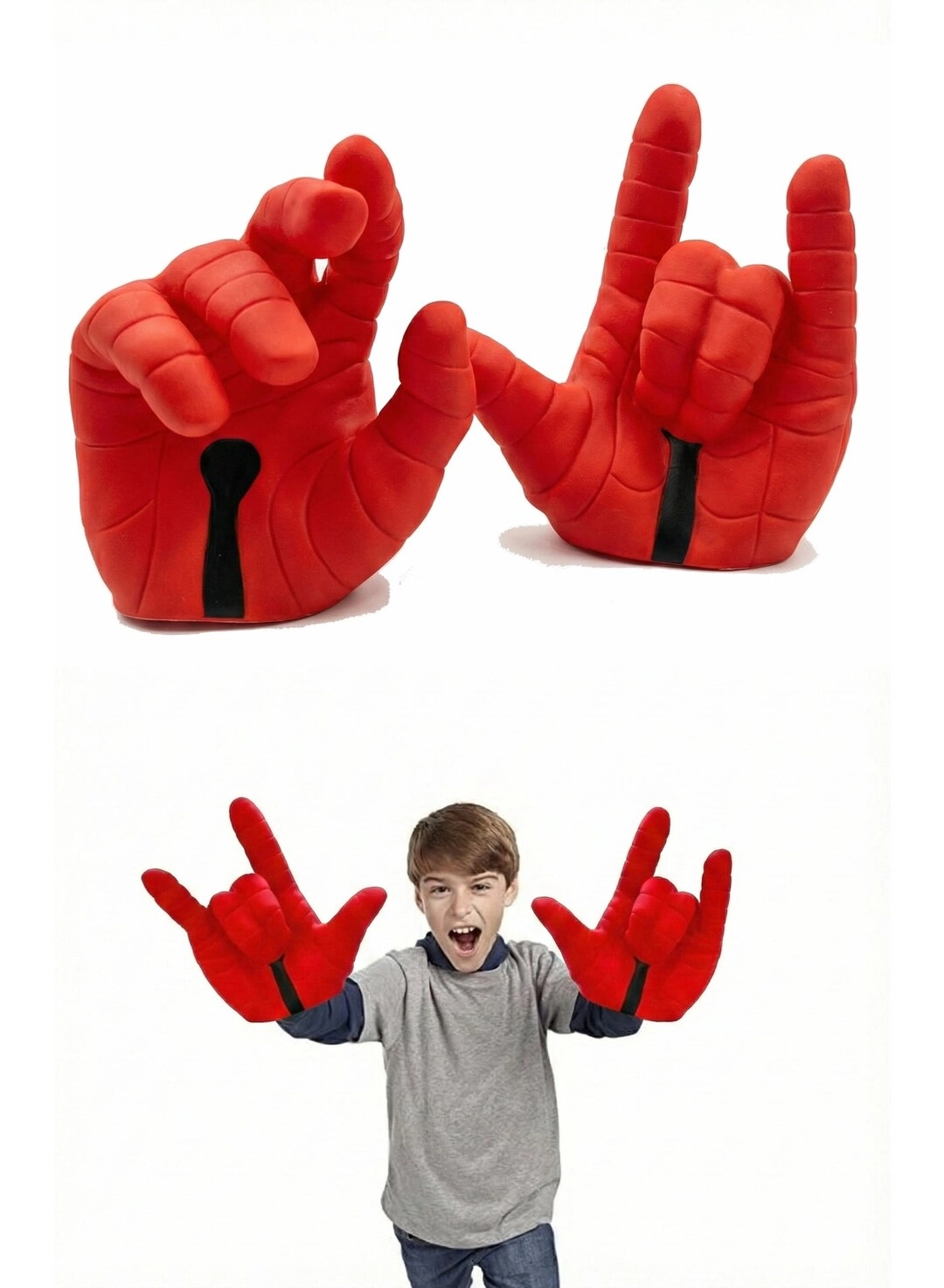 REZA TOYS SHOP Spiderman Gloves - 15cm Spiderman Kids