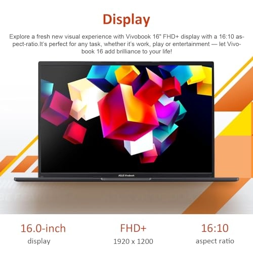 Vivobook 16 M1502I - 16'' Ryzen 7 7730U 16GB DDR4 1TB SSD