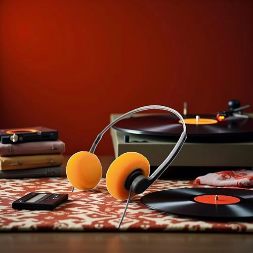 Retro Over-Ear Wired Headphone