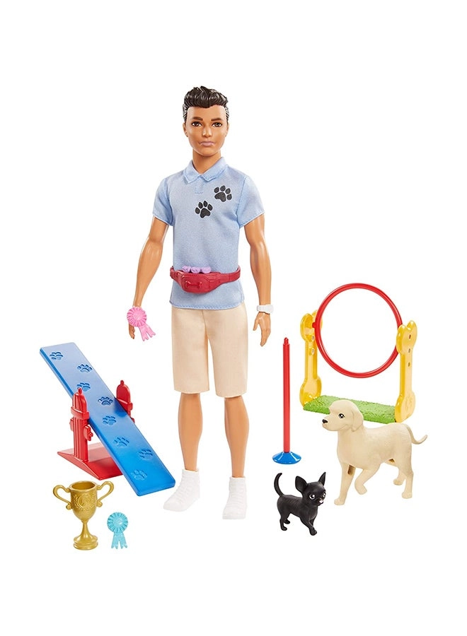 Ken Dog Trainer Playset With Doll (887961813913)
