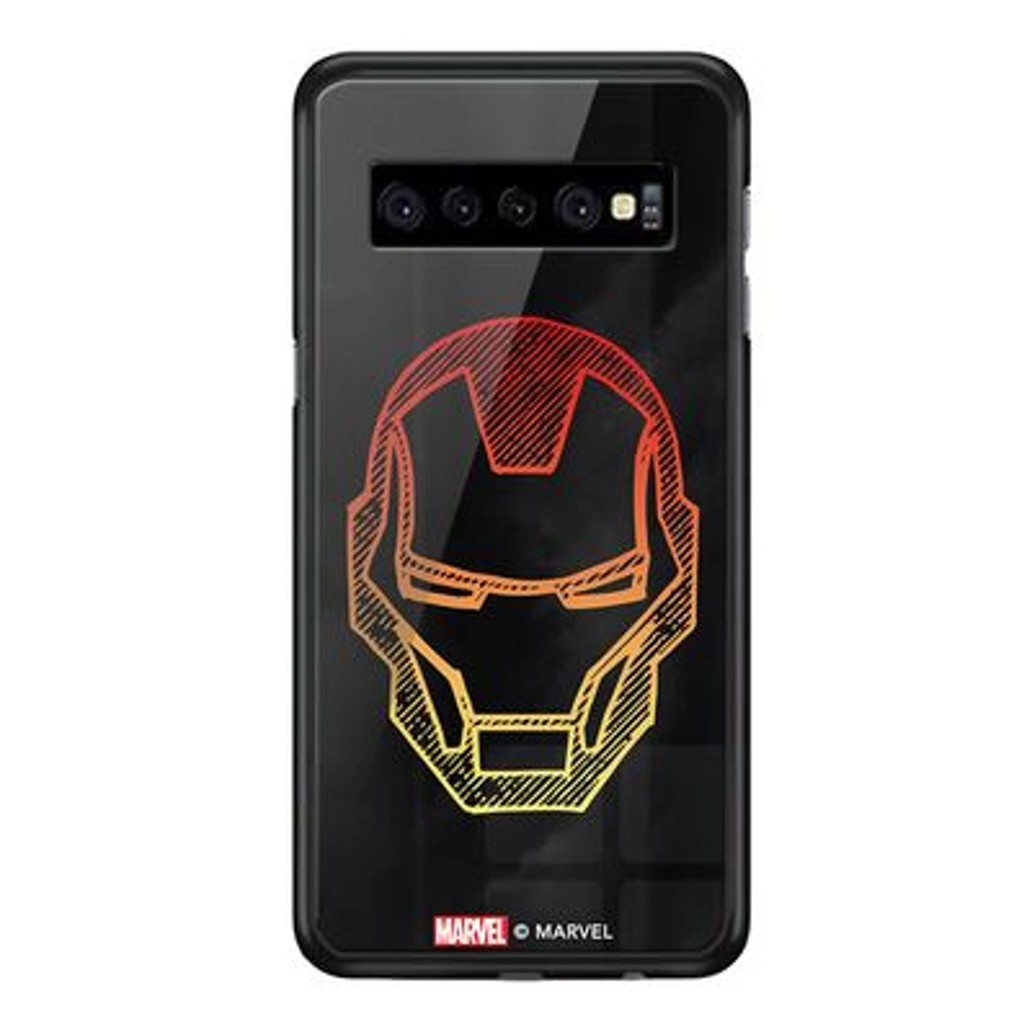 Iron Man Face Cover Back Case for Galaxy S10