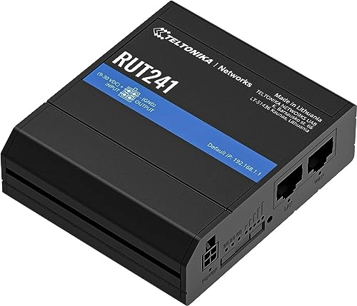 RUT241 - 4G LTE 802.11b/g/n 150 Mbps/50 Mbps
