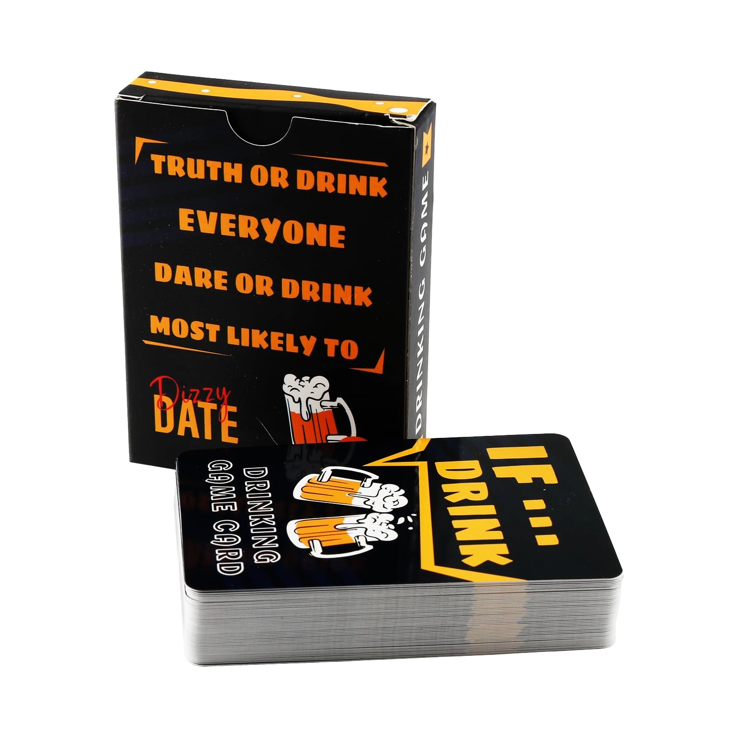 Bojueshaw Dare & Drink Card Game - 50pcs Adult