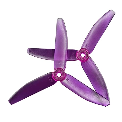 V2 5X4X3 3-Blade PC Propeller - 5inch 30Pairs Purple