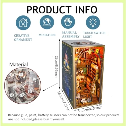 Magic House - 3D Mini Dollhouse Musical Movement