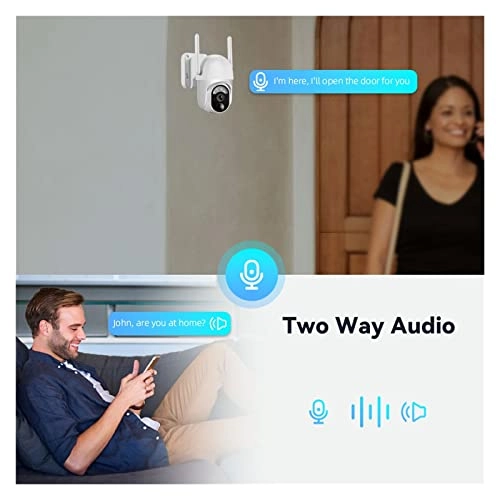 Outdoor Solar Security Camera 2K