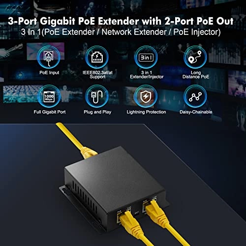 3 Port 1000M 60W 3-ports