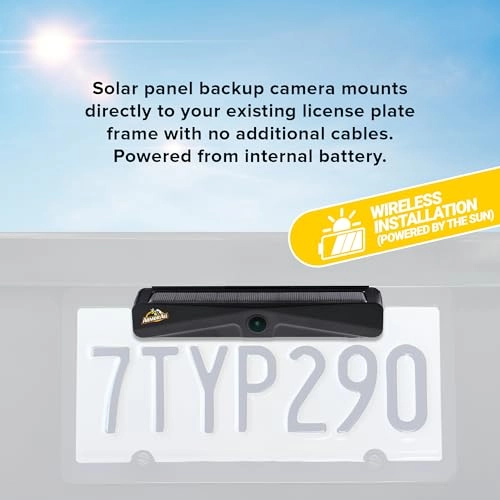 USB Solar Powered Wireless Backup Camera