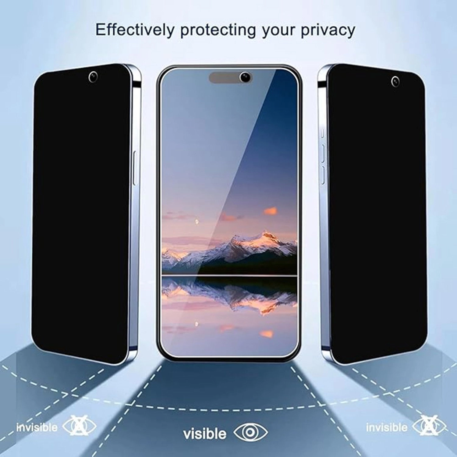 Privacy Screen Protector for iPhone 16 Plus / iPhone 15 Plus