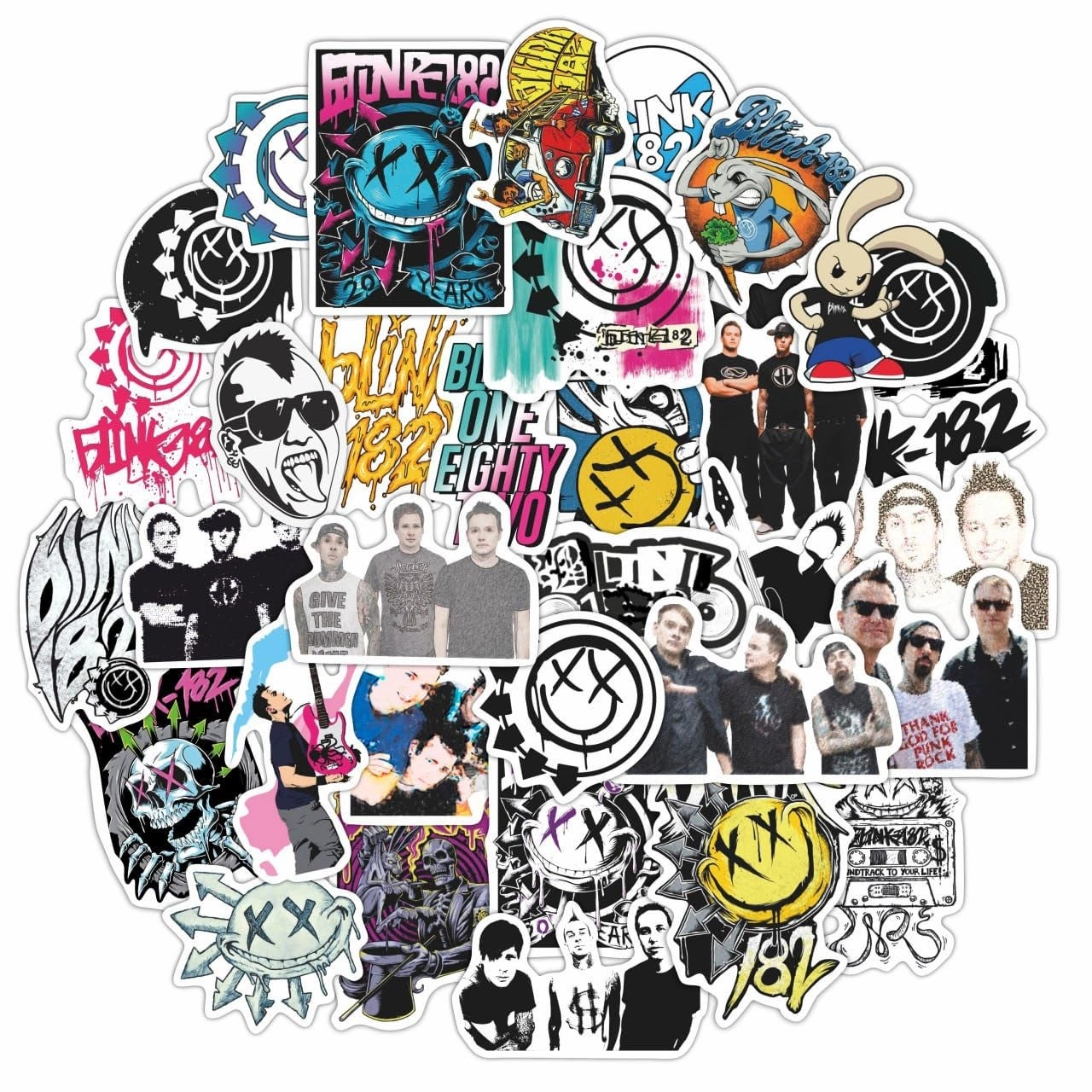 BulbaCraft Rock Band Stickers - 35 piece(s)