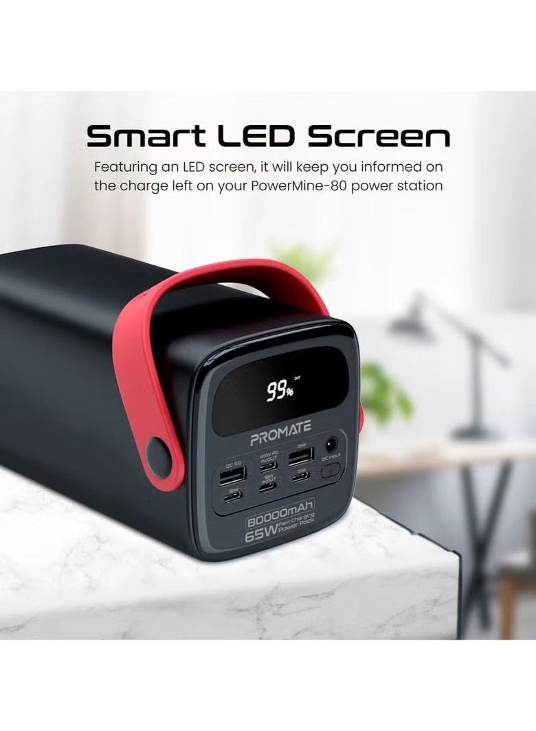 PowerMine-80 - 80000 mAh 65W Fast charging