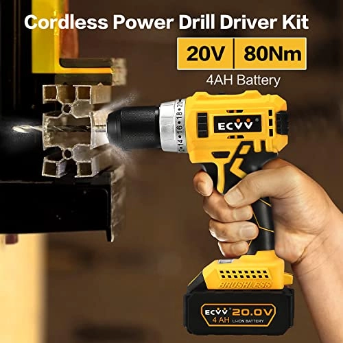 Cordless Drill Driver - 4000mAh Kit